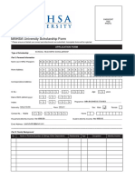 Scholarship Form RJ