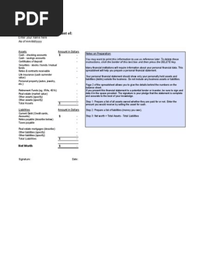 Personal-Financial-Statement