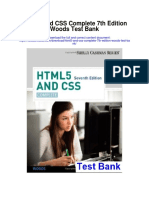 Html5 and Css Complete 7th Edition Woods Test Bank