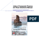 Fundamentals of Corporate Finance 12th Edition Ross Solutions Manual