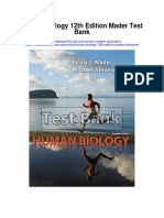 Human Biology 12th Edition Mader Test Bank