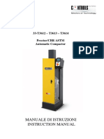Manuale Di Istruzioni Instruction Manual: 33-T3612 - T3613 - T3614 Proctor/CBR ASTM Automatic Compactor