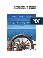Managerial Accounting For Managers 4th Edition Noreen Solutions Manual