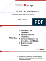 Formulación Del Problema