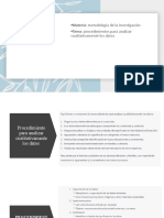 Procedimiento para Analizar Cualitativamente Los Datos