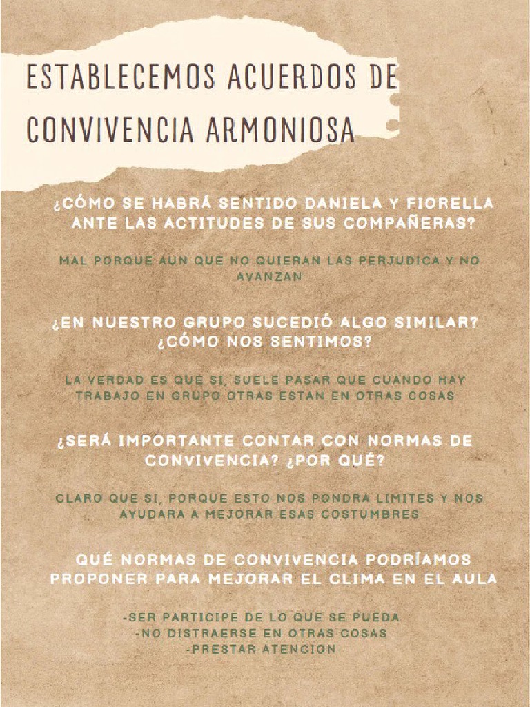 Establecemos Acuerdos 5D | PDF
