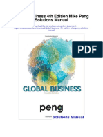 Global Business 4th Edition Mike Peng Solutions Manual