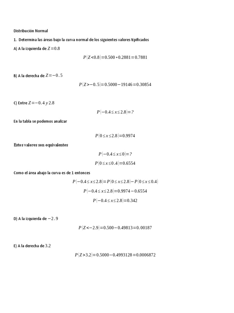 Distribución Normal | PDF | Matemáticas | Probabilidad 