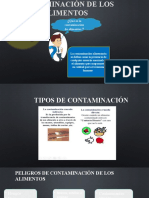 Contaminación de Los Alimentos