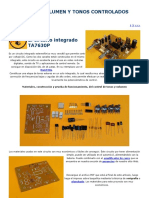 Control de Volumen y Tonos Controlados Por Tensión