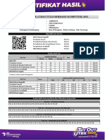 Sertifikat Hasil TO UTBK 2023 - Saintek - TPS