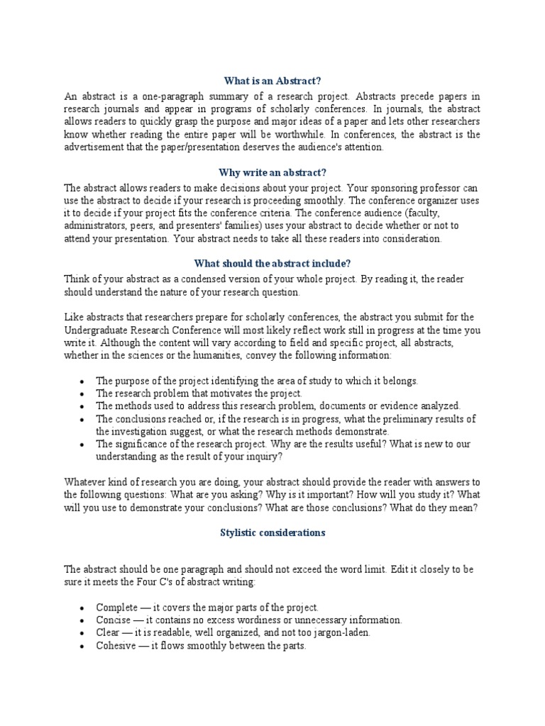 Abstract, and Literature Review Descargar gratis PDF Literature Review Abstract (Summary)