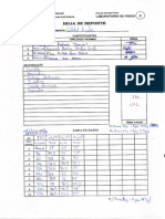 Hoja de Reporte Cantidad de Calor