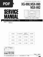 NSX 990 Service Manual