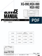 NSX 990 Service Manual