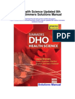 Dho Health Science Updated 8th Edition Simmers Solutions Manual