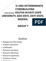 Prevalence and Determinants of Cyberbullying (Defense) - 1corrected