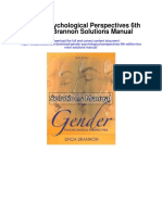 Gender Psychological Perspectives 6th Edition Brannon Solutions Manual