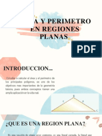 Área y Perímetro en Regiones Planass