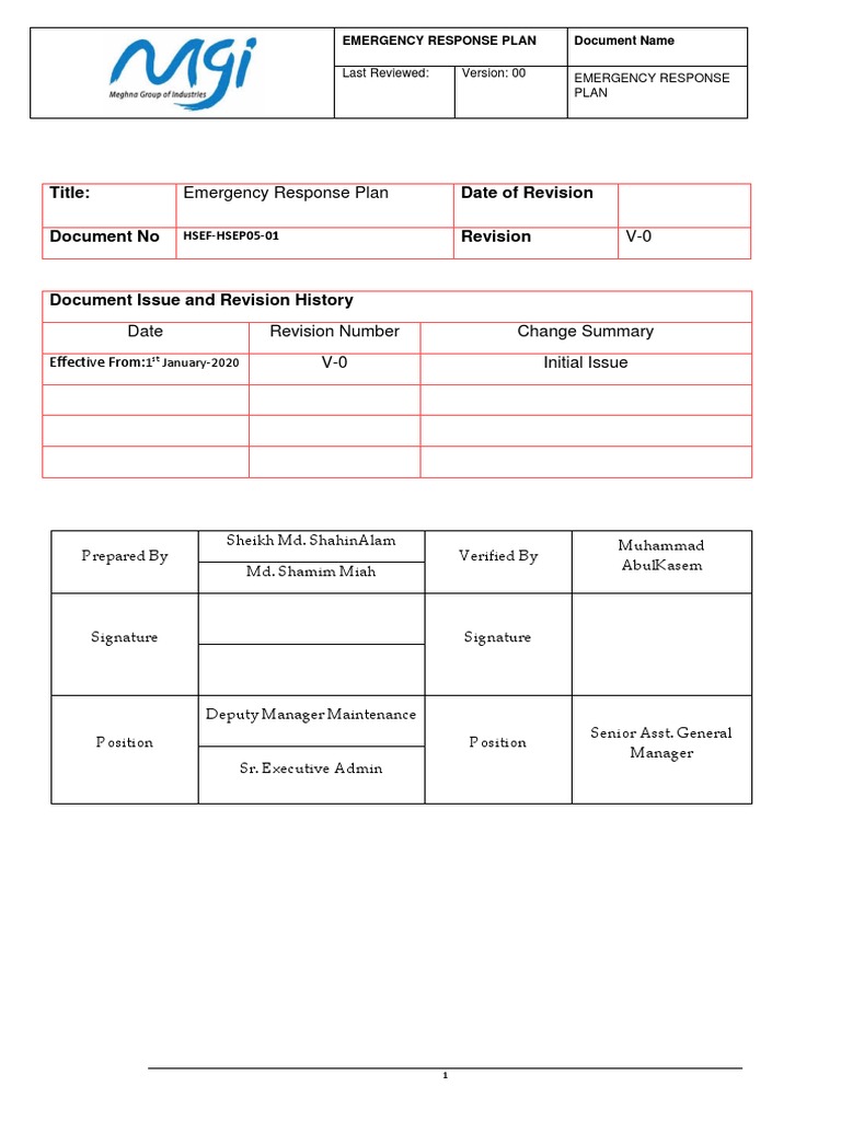 Emergency Preparedness and Response PDF Emergency Management