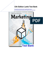 Marketing 12th Edition Lamb Test Bank