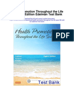 Health Promotion Throughout The Life Span 8th Edition Edelman Test Bank