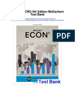 Econ Macro 5th Edition Mceachern Test Bank