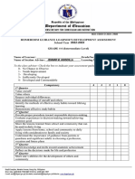 Homeroom Guidance FORM