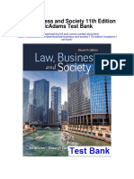 Law Business and Society 11th Edition Mcadams Test Bank