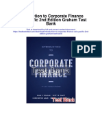Introduction To Corporate Finance Asia Pacific 2nd Edition Graham Test Bank