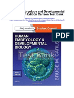 Human Embryology and Developmental Biology 5th Edition Carlson Test Bank