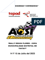Plan de Seguridad - Rally Edson Flores 2023