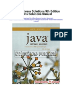 Java Software Solutions 9th Edition Lewis Solutions Manual