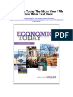 Economics Today The Micro View 17th Edition Miller Test Bank