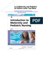 Introduction To Maternity and Pediatric Nursing 8th Edition Leifer Test Bank