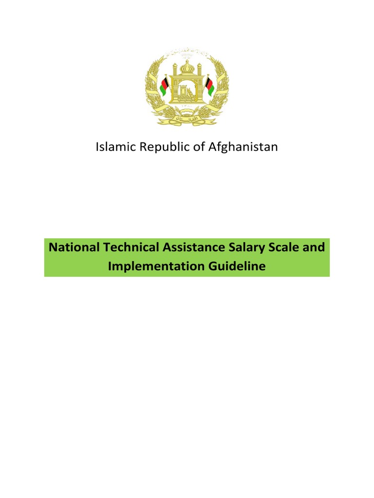 NTA Salary Scale Guidelines Afghanistan | PDF | Salary | Bachelor's Degree