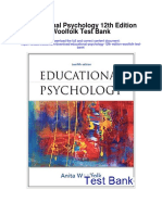 Educational Psychology 12th Edition Woolfolk Test Bank