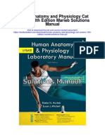 Human Anatomy and Physiology Cat Version 10th Edition Marieb Solutions Manual