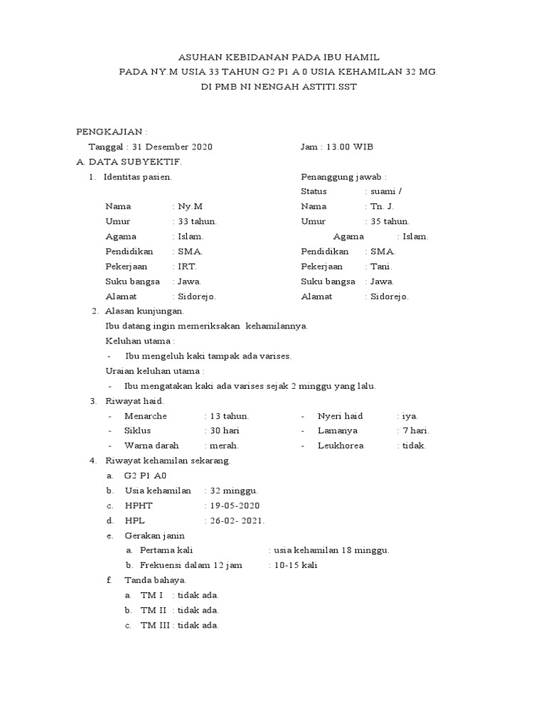 ASUHAN KEBIDANAN PADA IBU HAMIL, 31 Varises | PDF