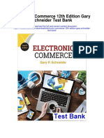 Electronic Commerce 12th Edition Gary Schneider Test Bank