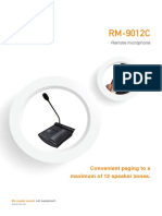 Toa Paging Microphone Rm-9012c - Leaf-E+ (833teec274)