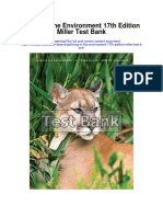 Living in The Environment 17th Edition Miller Test Bank