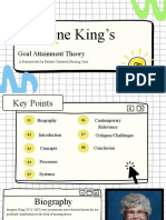 Imogene King Goal Attainment Theory