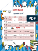 Horario Segundo Grado B