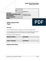 Setting A System Profile - SPD