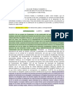 Hoja de Trabajo Número 3, Escritura de Identificación de Persona