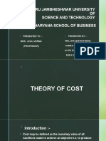 Theory of Cost - Suman Bishnoi
