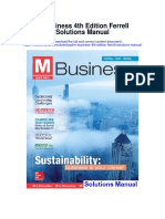 M Business 4th Edition Ferrell Solutions Manual