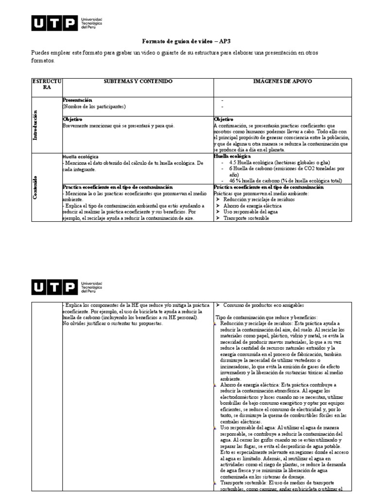 Prácticas Ecoeficientes para Reducir Contaminación | PDF | Reciclaje ...