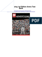 M Advertising 1st Edition Arens Test Bank